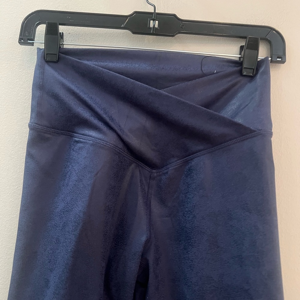 Aerie Dark Blue the hugger Crossover high waist Leggings - Picture 4 of 9
